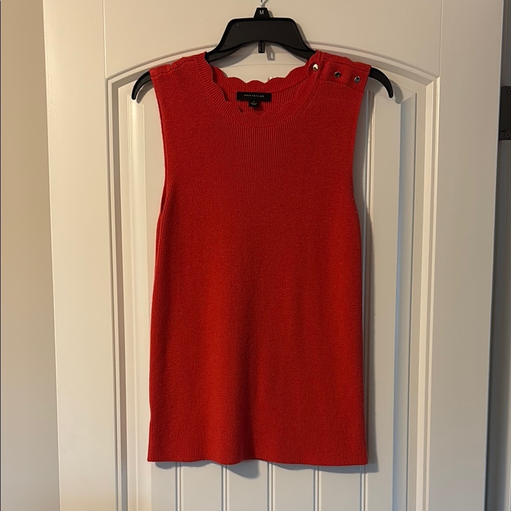 Vibrant Coral Tank Top